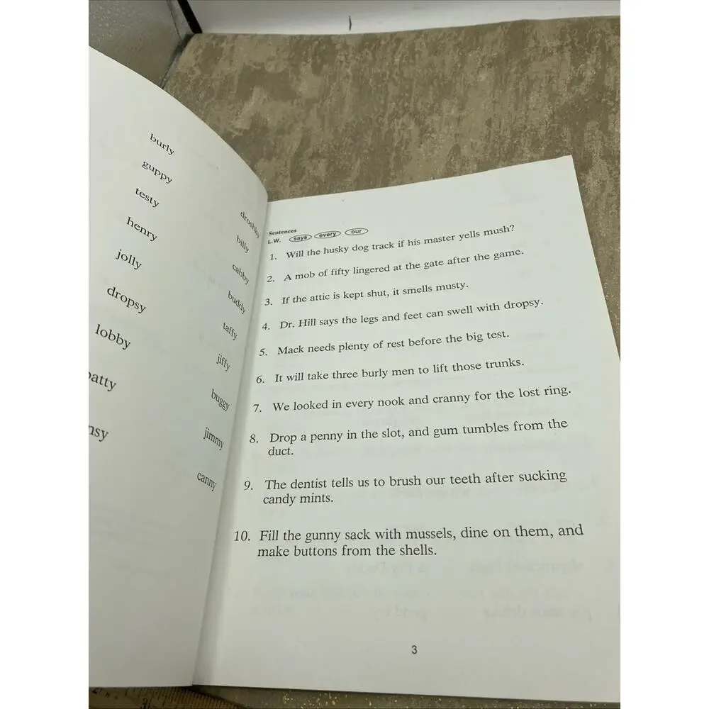 DYSLEXIA TRAINING PROGRAM/SCHEDULE IIC Students Book Scottish Rite